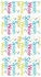 vidaXL Duschrollo 120x240 cm Stoffbreite 116 cm, Farbenfroh
