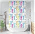 vidaXL Duschrollo 120x240 cm Stoffbreite 116 cm, Farbenfroh