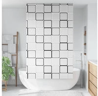 vidaXL Duschrollo 120x240 cm Stoffbreite 116 cm