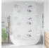 vidaXL Duschrollo 120x240 cm Stoffbreite 116 cm, Seesterne