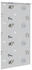 vidaXL Duschrollo 120x240 cm Stoffbreite 116 cm, Seesterne