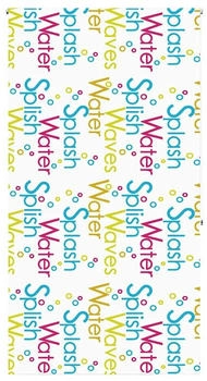 vidaXL Duschrollo 130x240 cm Stoffbreite 126 cm, Splash