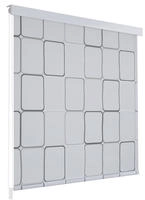 vidaXL Duschrollo 140x240 cm Quadratmuster