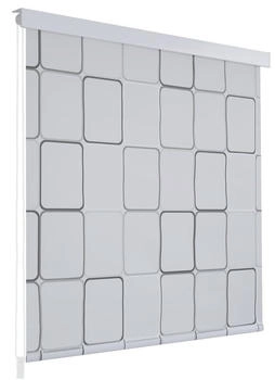 vidaXL Duschrollo 140x240 cm Quadratisch