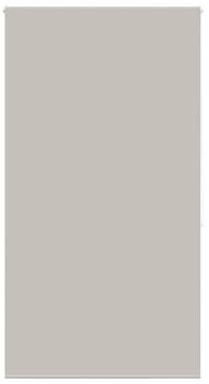 vidaXL Duschrollo 140x240 cm Stoffbreite 136 cm, Hellgrau