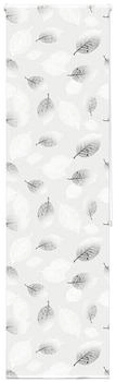 vidaXL Duschrollo 80x240 cm Stoffbreite 76 cm, Bl&auml;tter