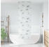 vidaXL Duschrollo 80x240 cm Stoffbreite 76 cm, Blätter