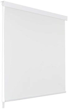 vidaXL Duschrollo 80x240 cm Weiß