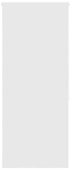 vidaXL Duschrollo 90x240 cm Stoffbreite 86 cm, Wei&szlig;