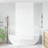 vidaXL Duschrollo mit Kassette 100x240 cm Stoffbreite 96 cm, Weiß