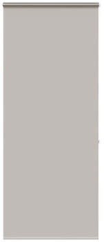vidaXL Duschrollo mit Kassette 110x240 cm Stoffbreite 106 cm, Hellgrau