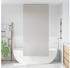vidaXL Duschrollo mit Kassette 110x240 cm Stoffbreite 106 cm, Hellgrau