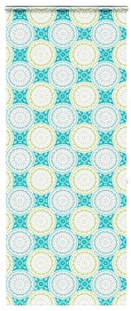 vidaXL Duschrollo mit Kassette 110x240 cm Stoffbreite 106 cm, Ornament
