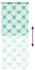 vidaXL Duschrollo mit Kassette 110x240 cm Stoffbreite 106 cm, Ornament
