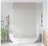 vidaXL Duschrollo mit Kassette 120x240 cm Stoffbreite 116 cm, Hellgrau