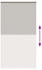 vidaXL Duschrollo mit Kassette 120x240 cm Stoffbreite 116 cm, Hellgrau