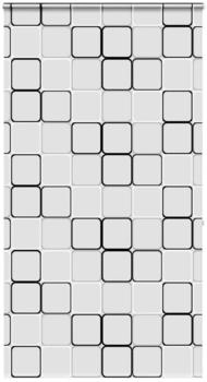 vidaXL Duschrollo mit Kassette 120x240 cm Stoffbreite 116 cm, Quadratisch