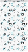 vidaXL Duschrollo mit Kassette 130x240 cm Stoffbreite 126 cm