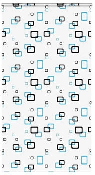 vidaXL Duschrollo mit Kassette 140x240 cm Stoffbreite 136 cm, Blase