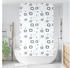 vidaXL Duschrollo mit Kassette 140x240 cm Stoffbreite 136 cm, Blase