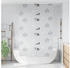 vidaXL Duschrollo mit Kassette 140x240 cm Stoffbreite 136 cm, Seesterne