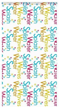 vidaXL Duschrollo mit Kassette 140x240 cm Stoffbreite 136 cm, Splash