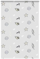 vidaXL Duschrollo mit Kassette 150x240 cm Stoffbreite 146 cm