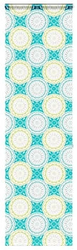 vidaXL Duschrollo mit Kassette 60x240 cm Stoffbreite 56 cm, Ornament