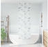 vidaXL Duschrollo mit Kassette 80x240 cm Stoffbreite 76 cm, Blätter
