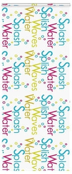 vidaXL Duschrollo mit Kassette 90x240 cm Stoffbreite 86 cm, Splash