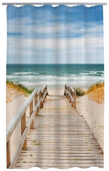 Ridder Duschvorhang Nordsee multicolor 180x200cm