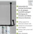 Wenko Deckenstütze für Duschstangen Schwarz Aluminium 57 cm (23566100)