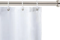 WENKO Duschvorhangstange "Luz" &Oslash; 280 mm ausziehbar ohne bohren, 110 - 185 cm,...