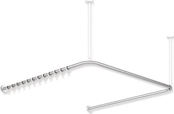 Hewi System 900 Duschvorhangstange U-förmig Edelstahl matt geschliffen (900.34.300XA)