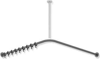 Hewi System 900 Vorhangstange dunkelgrau perlglimmer tiefmatt (900.34.10060SC)
