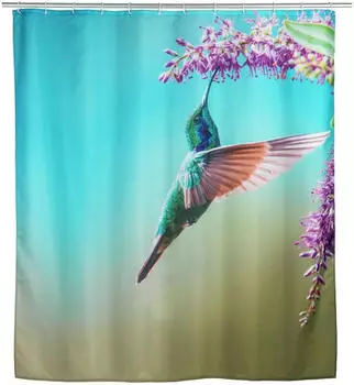 Wenko Managua Textil-Duschvorhang 180x200cm, Polyester (25245100)