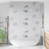 vidaXL Duschrollo 150x240 cm Stoffbreite 146 cm