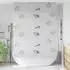 vidaXL Duschrollo 150x240 cm Stoffbreite 146 cm, Seesterne