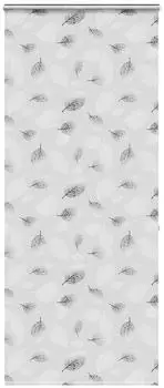 vidaXL Duschrollo mit Kassette 100x240 cm Stoffbreite 96 cm, Bl&auml;tter