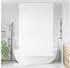 vidaXL Shower blind with cassette (130 x 240 cm) width 126 cm (4015059) White