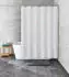 Kleine Wolke Duschvorhang Textil CASKET Grau 180 x 200 cm