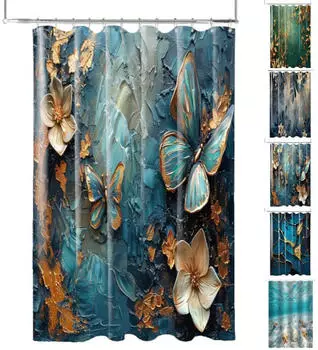 Sanilo Duschvorhang Mariposa Textil 180x200cm