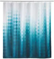 WENKO Duschvorhang Mod. Tullin Textil (Polyester), 180 x 200 cm, waschbar 25244100