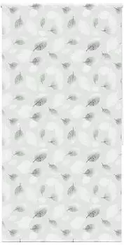 vidaXL Duschrollo 140x240 cm Stoffbreite 136 cm, Bl&auml;tter