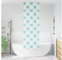 vidaXL Duschrollo 70x240 cm Stoffbreite 66 cm
