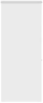 vidaXL Duschrollo mit Kassette 90x240 cm Stoffbreite 86 cm, Wei&szlig;