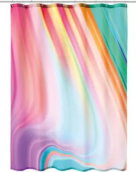 Kleine Wolke Duschvorhang Textil VIBES Multicolor 180 x 200 cm