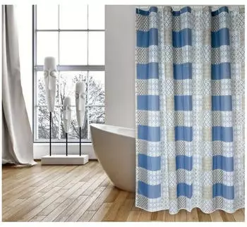 MSV Duschvorhang Premium Polyester 180x200cm Ceram Medium (142144)