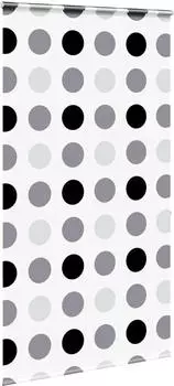 vidaXL Duschrollo mit Kassette (120 x 240 cm) Kreise