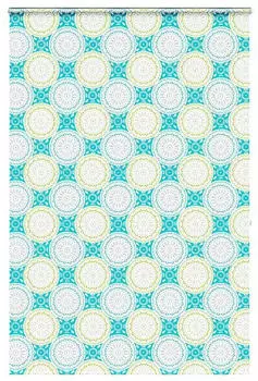 vidaXL Duschrollo mit Kassette 150 x 240 cm Stoffbreite 146 cm Ornament
